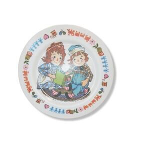 Vintage 1969 Raggedy Ann & Andy Oneida Plate